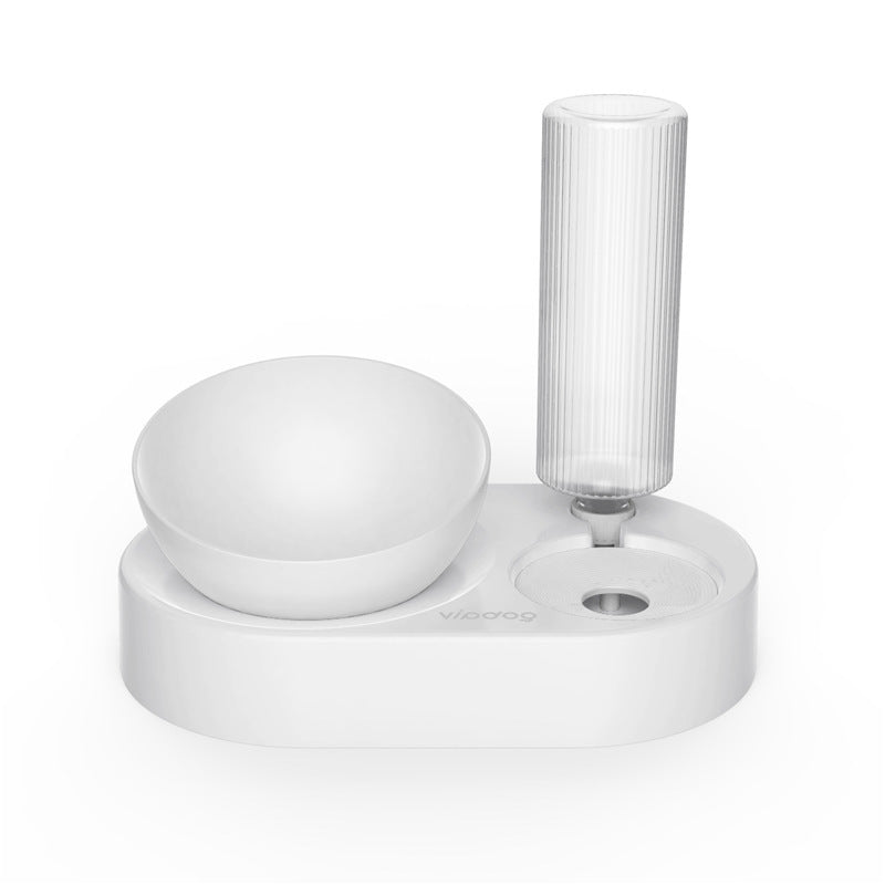 Comedero Doble de Lujo con Dispensador Automático e Inclinación Ajustable