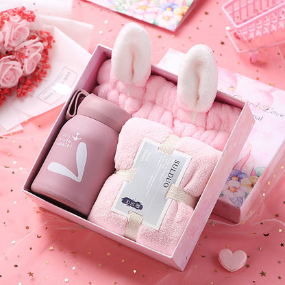 Set toalla y diadema relax