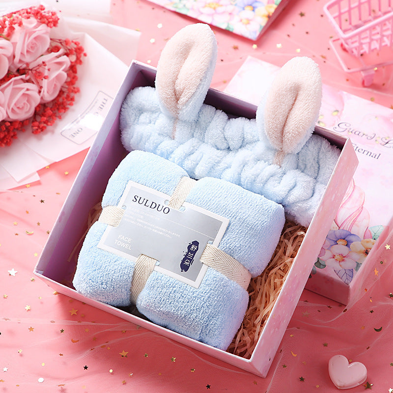 Set toalla y diadema relax