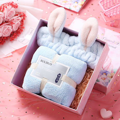 Set toalla y diadema relax