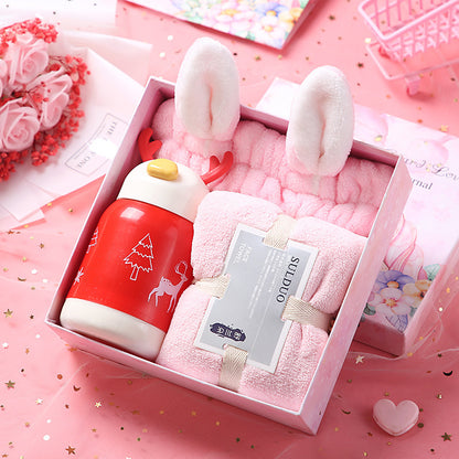 Set toalla y diadema relax