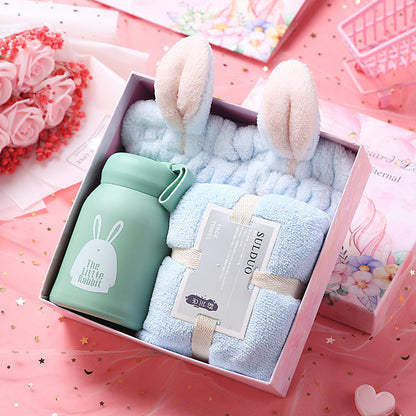 Set toalla y diadema relax