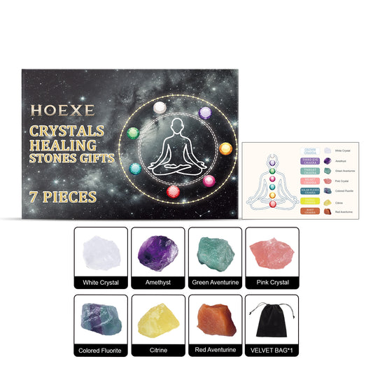 Kit de 7 Cristales Naturales para Chakras