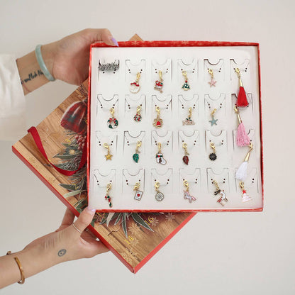 Set de Pulsera y Dijes Navideños niña