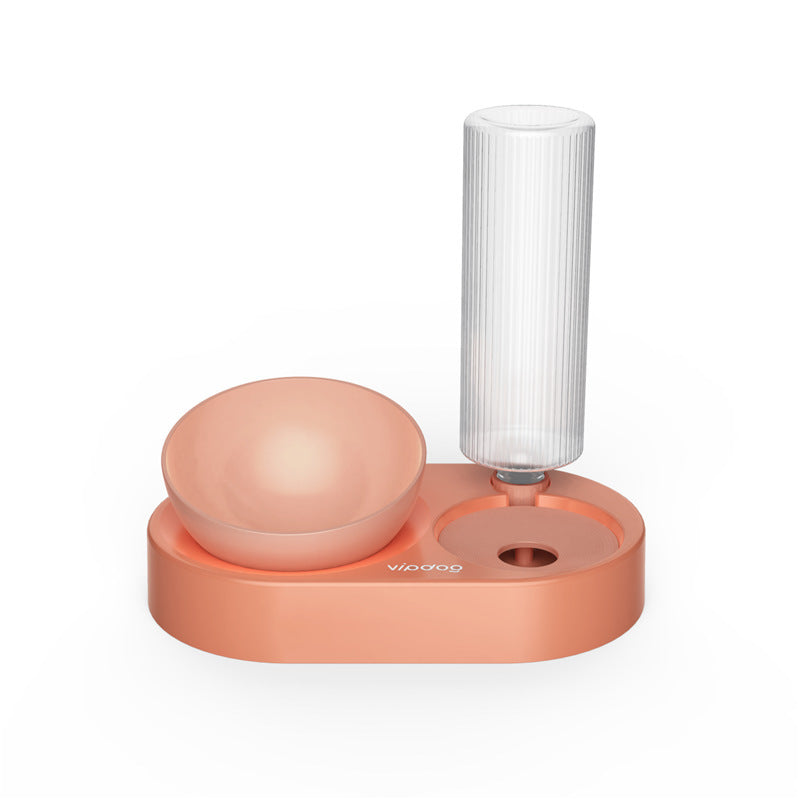 Comedero Doble de Lujo con Dispensador Automático e Inclinación Ajustable