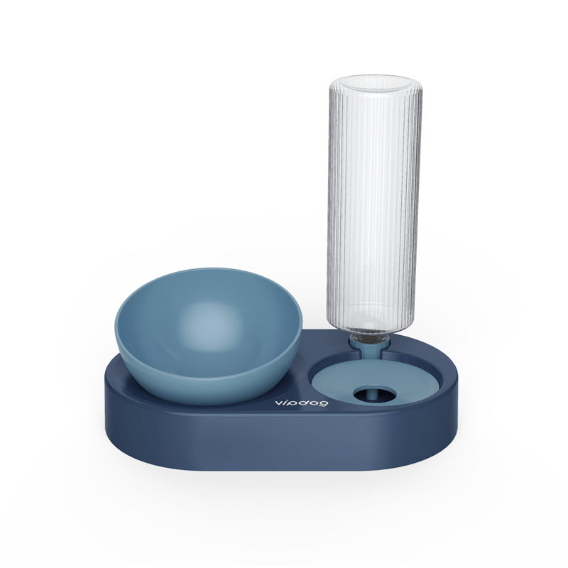 Comedero Doble de Lujo con Dispensador Automático e Inclinación Ajustable