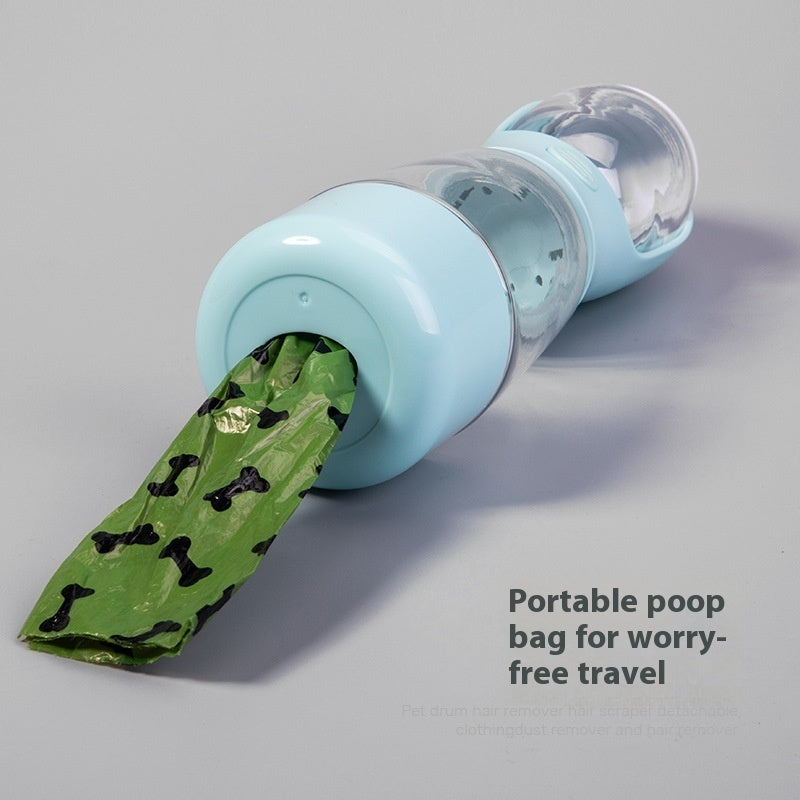 Botella Portátil mascotas 2 en 1 para Viajes