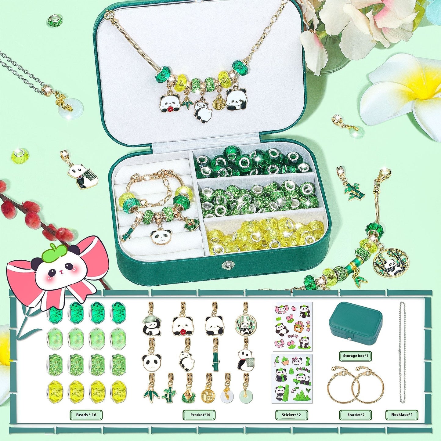Kit Joyas con Temática Panda