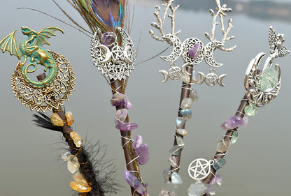 Varitas Místicas de Poder y Minerales Naturales